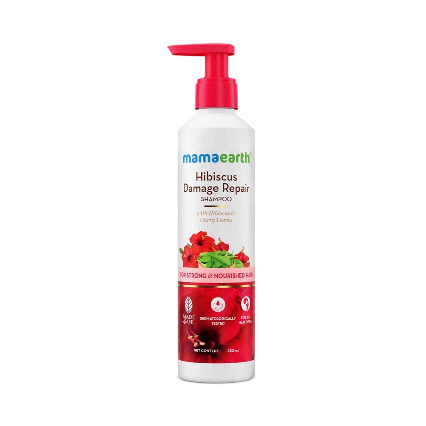 Mamaearth Hibiscus Damage Repair Shampoo (250 ml)