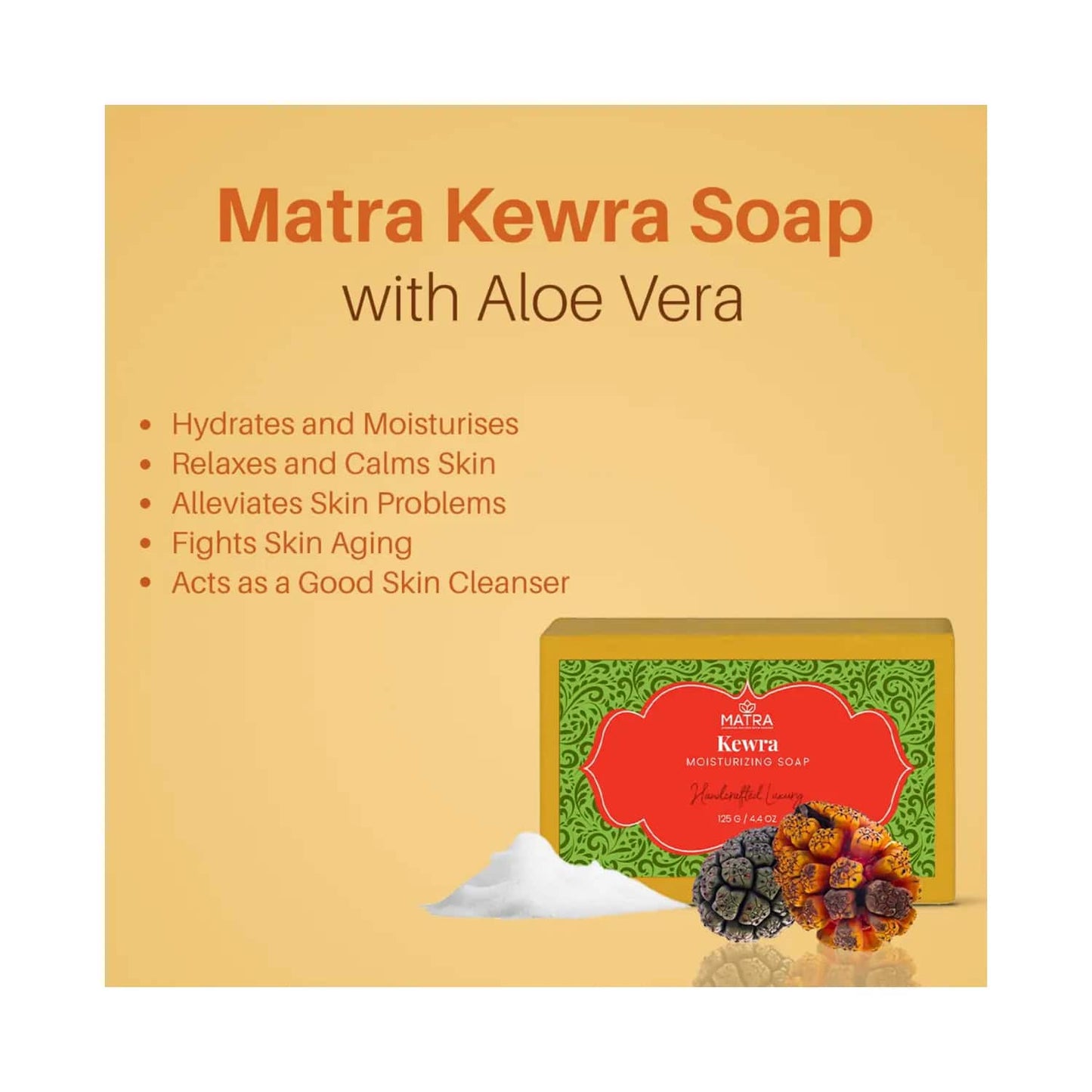 Matra Kewra Natural Handmade Soap (125g)