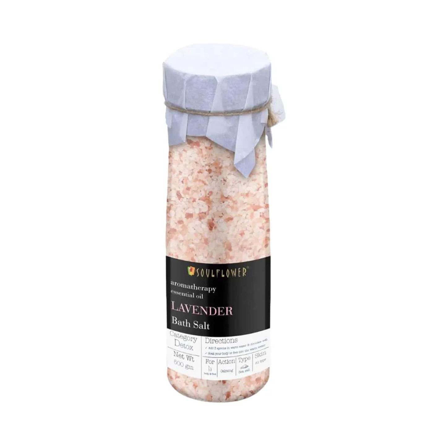 Soulflower Lavender With Himalayan Pink Rock Bath Salt (500 g)