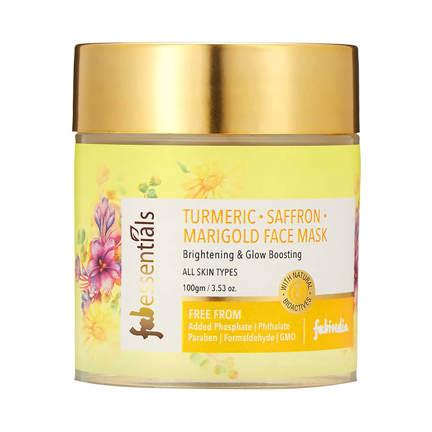 Fabessentials by Fabindia Turmeric Saffron And Marigold Face Mask (100g)