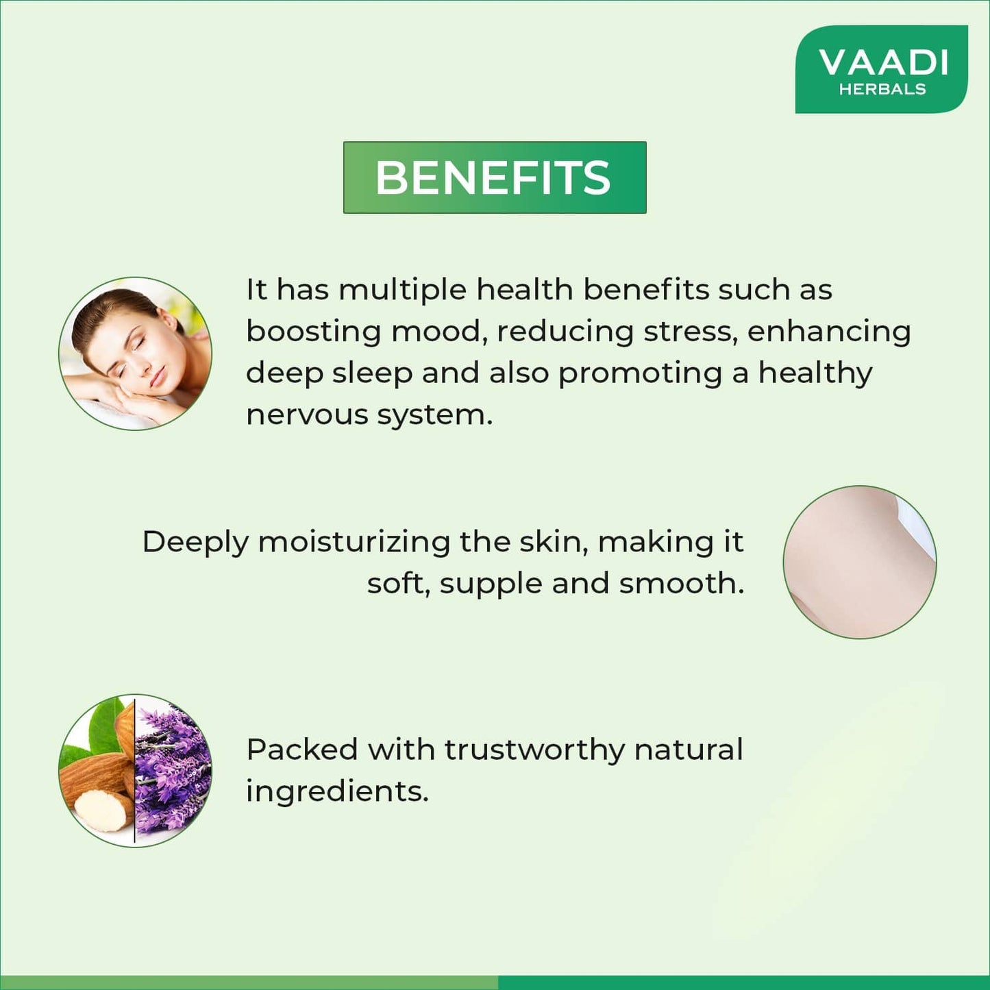 Vaadi Herbals Aromatherapy Body Oil (110g)