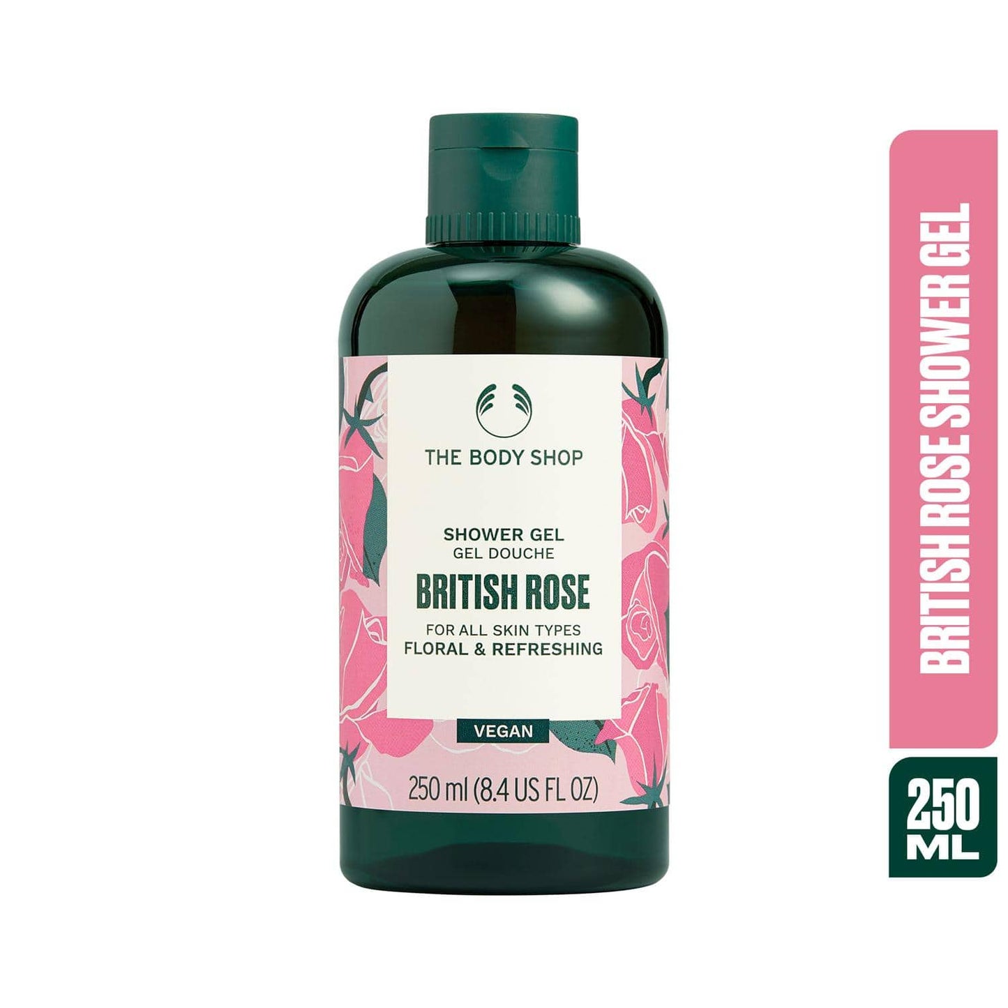 The Body Shop British Rose Shower Gel & Body Yogurt Combo