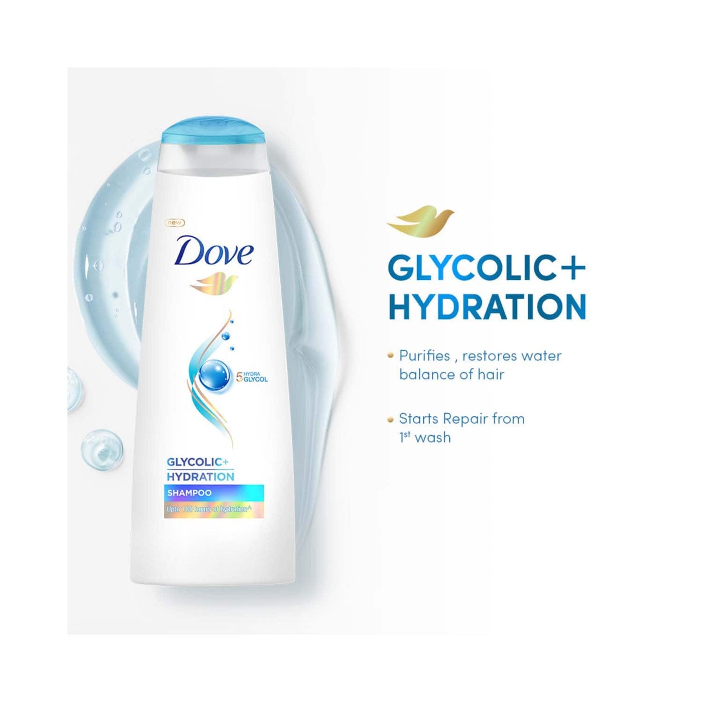 Dove Glycolic Hydration Shampoo (180 ml)