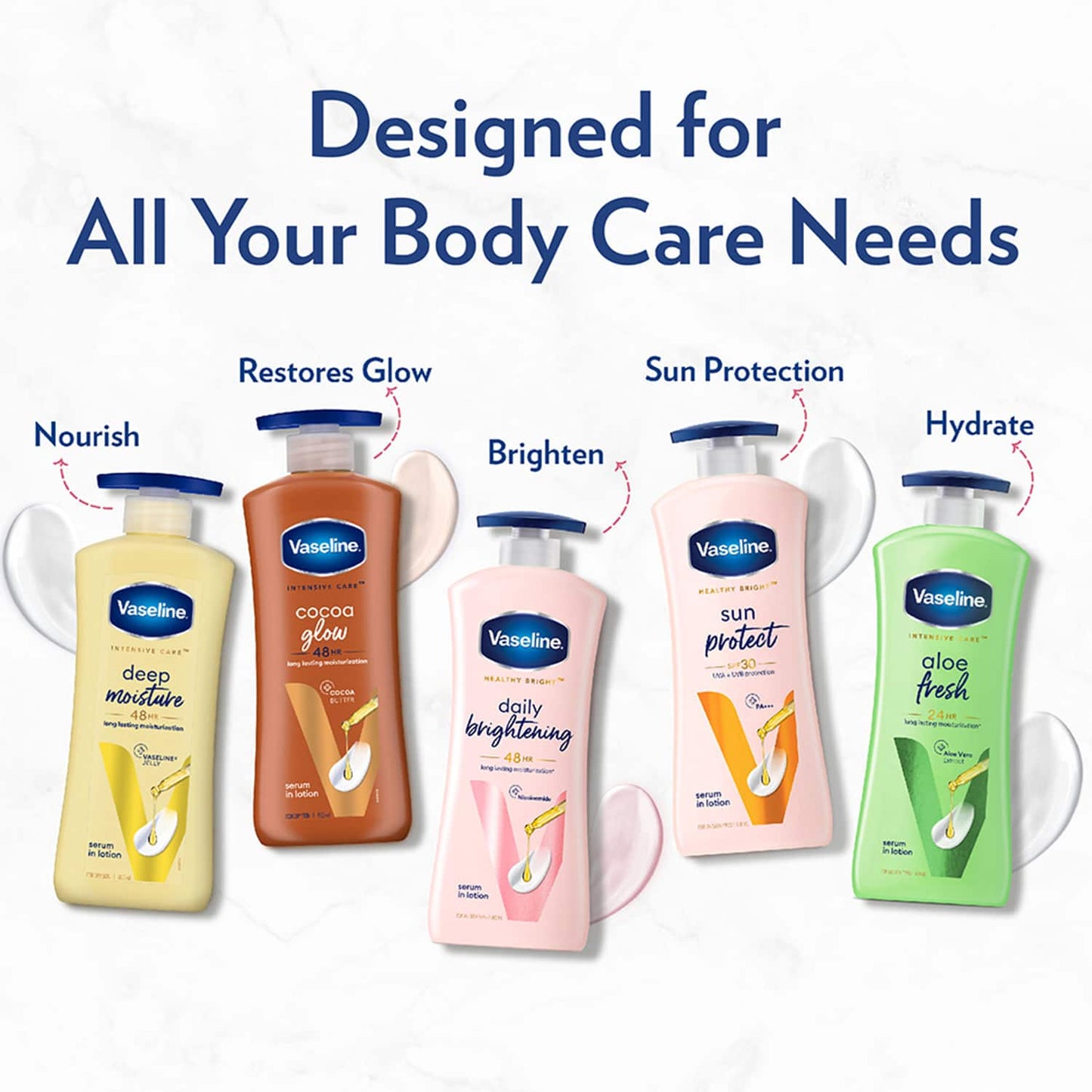 Vaseline Intensive Care Cocoa Glow Body Lotion - (600ml)