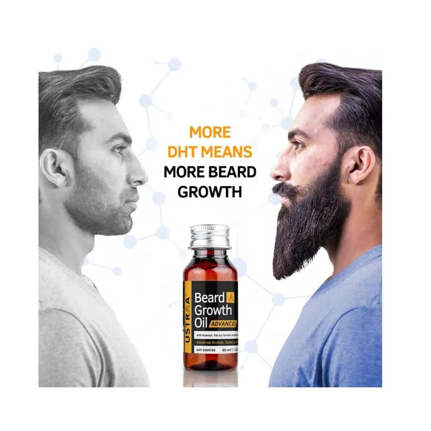 Ustraa Beard Growth Oil Advanced - (60ml)