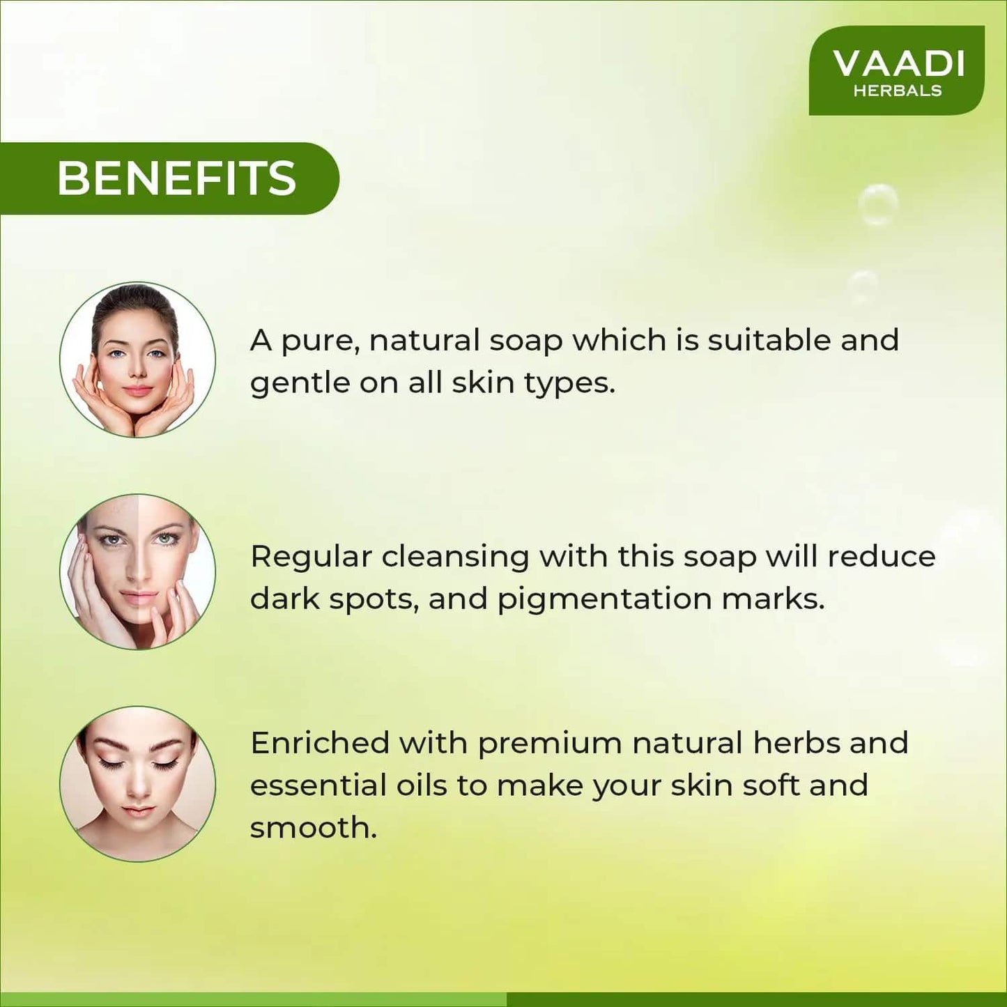 Vaadi Herbals Assorted Soaps Gift Pack (6Pcs)