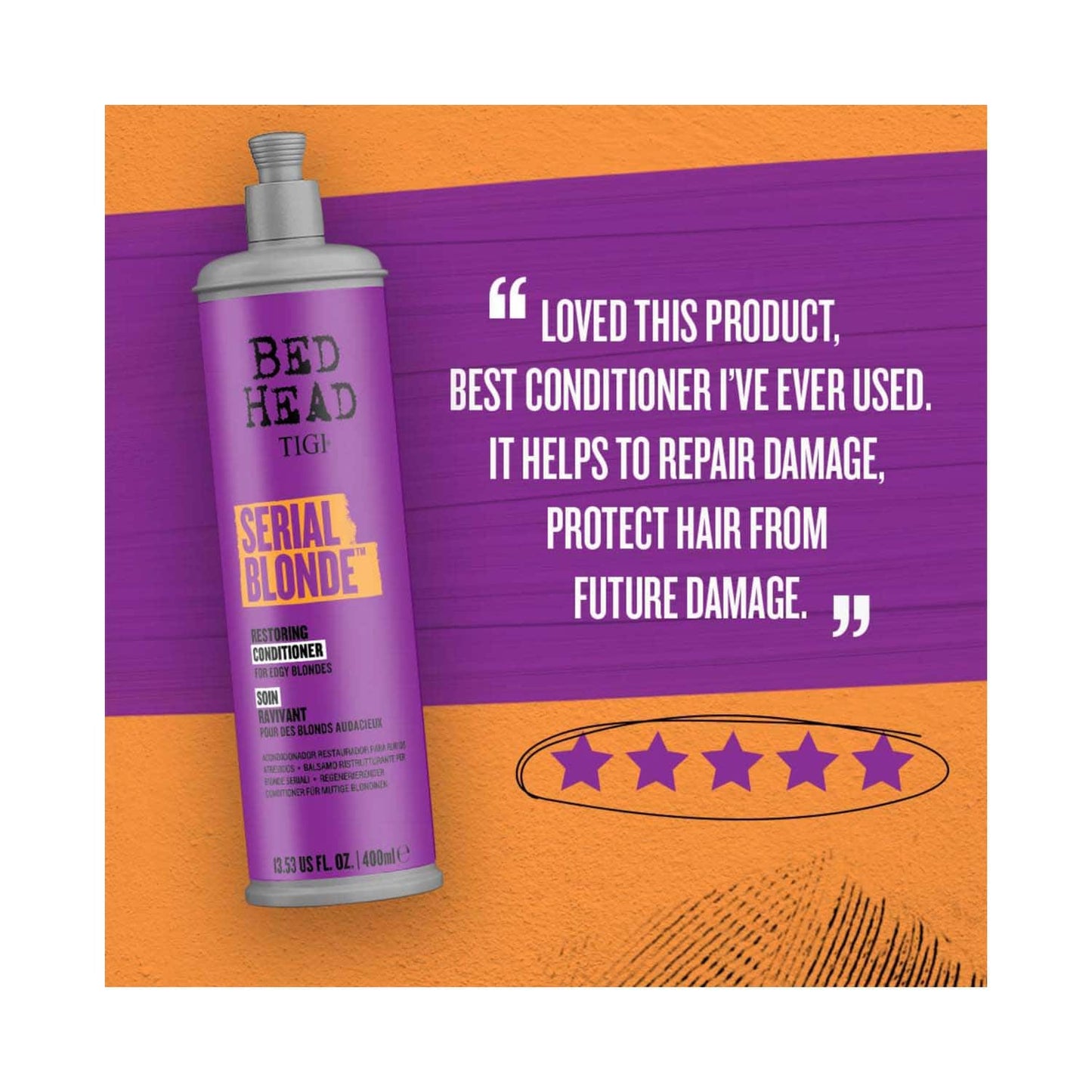 TIGI Bed Head Serial Blonde For Blonde Colored & Damaged Hair Restoring Conditioner (400ml)