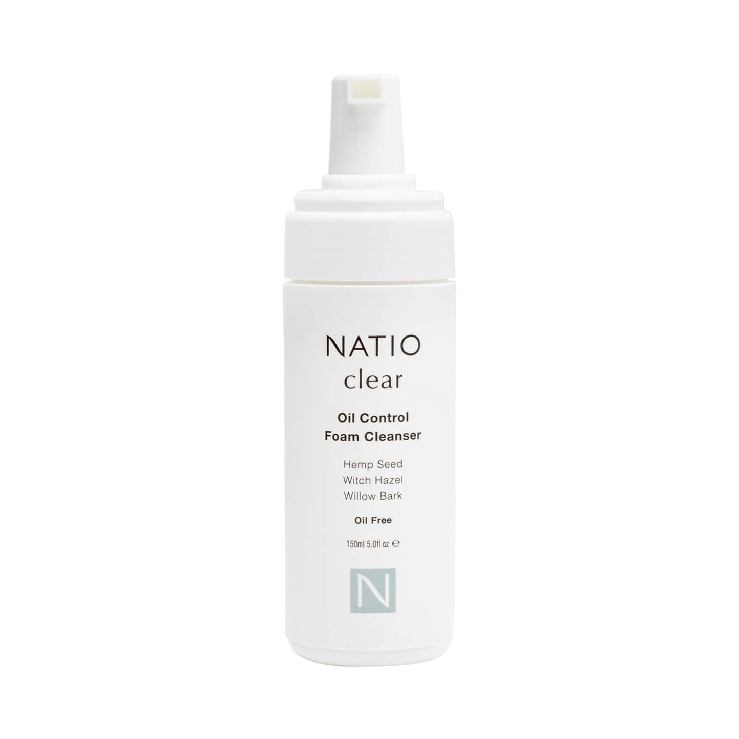 Natio Clear Oil Control Foam Cleanser (150ml)