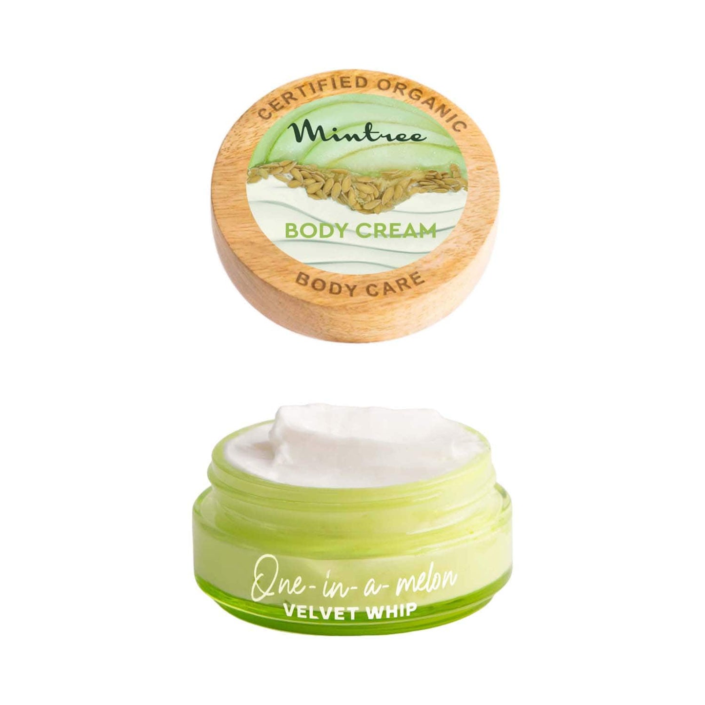 Mintree Certified Organic Melon Body Butter With 72 Hrs Hydration (150g)