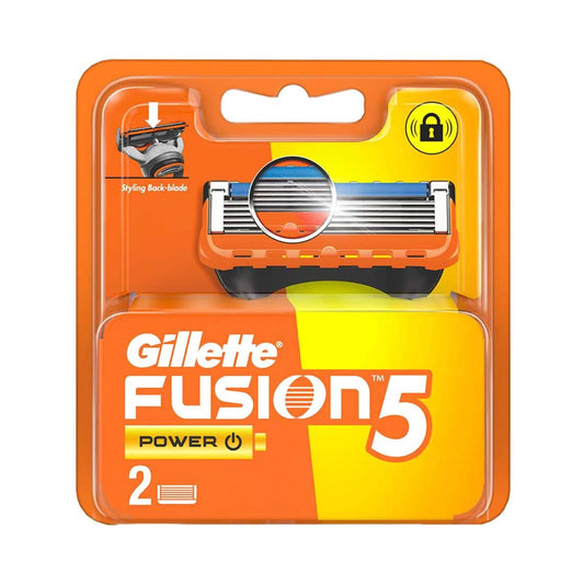 Gillette Fusion Power Blades for Perfect Shave and Perfect Beard Shape (2Pcs)