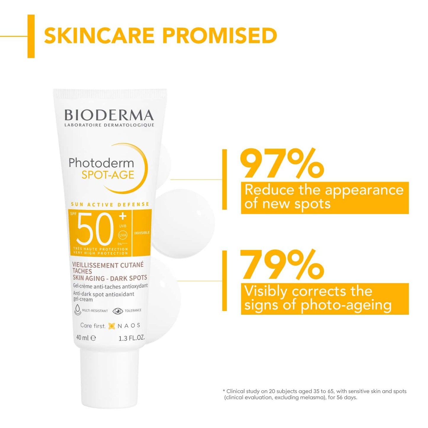 Bioderma Photoderm Spot Age Gel Sunscreen SPF 50+ (40ml)