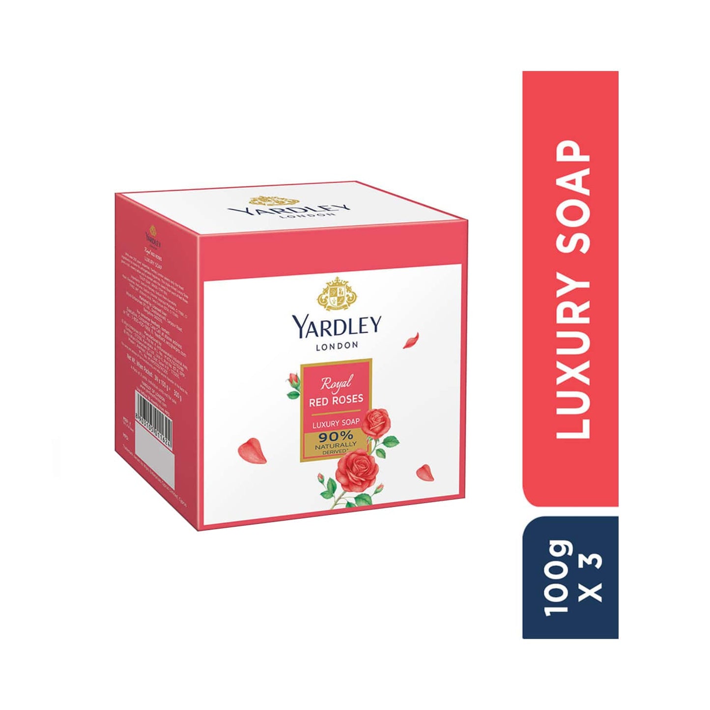 Yardley London Royal Red Rose Luxury Soap - (3 Pcs)