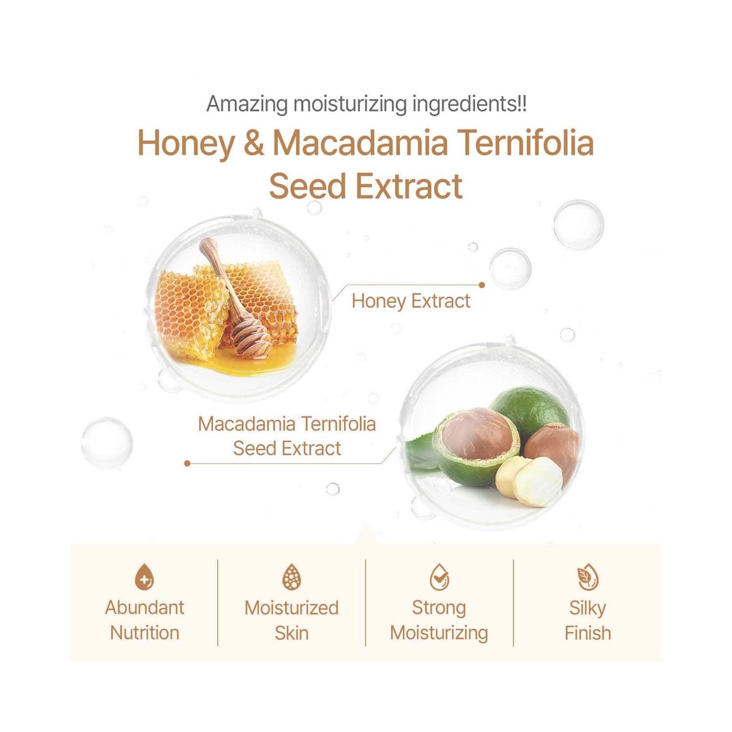 Kundal Amber Vanilla Honey & Macadamia Pure Body Lotion (500ml)