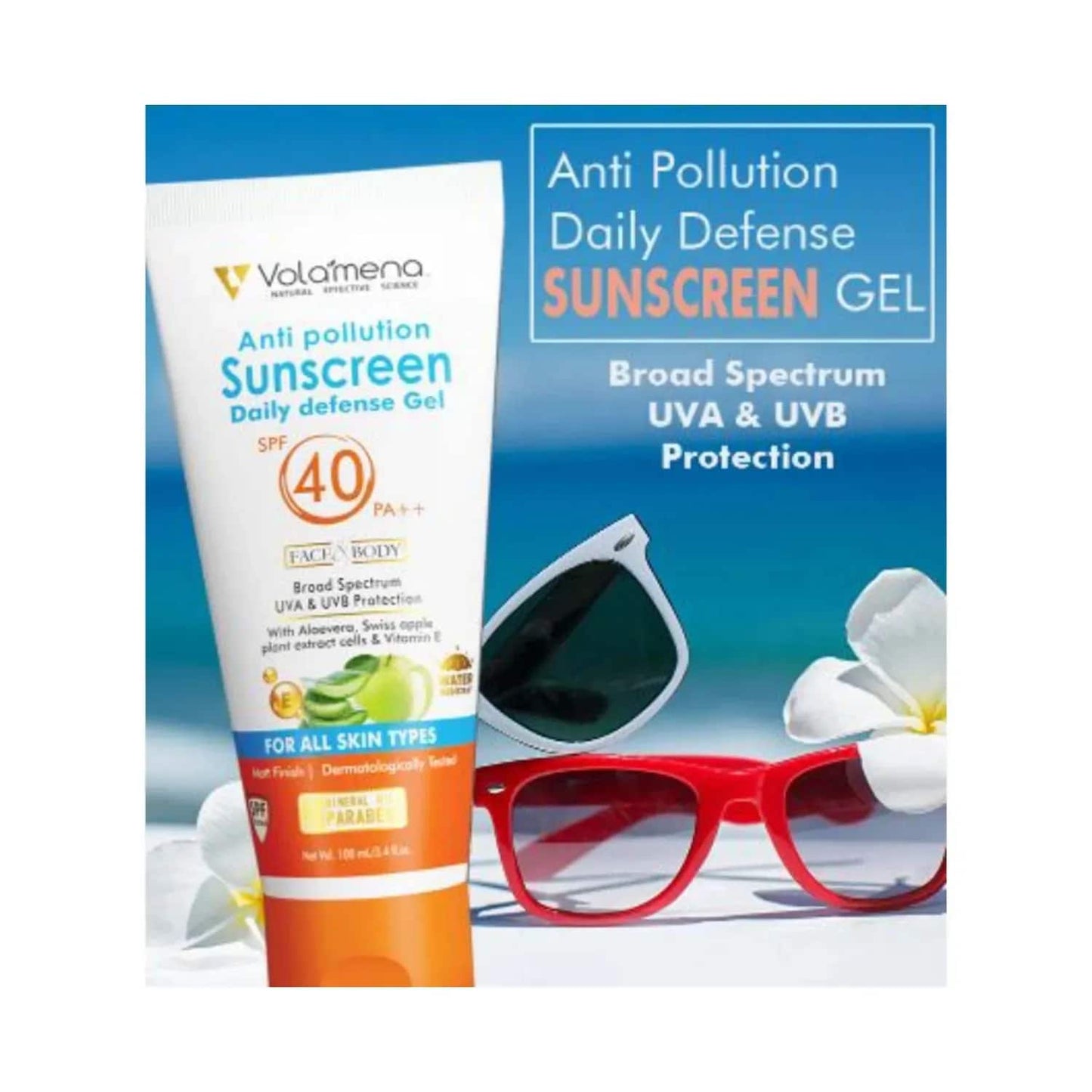 Volamena Anti Pollution Daily Defense Sunscreen Gel SPF 40 ++ (100ml)