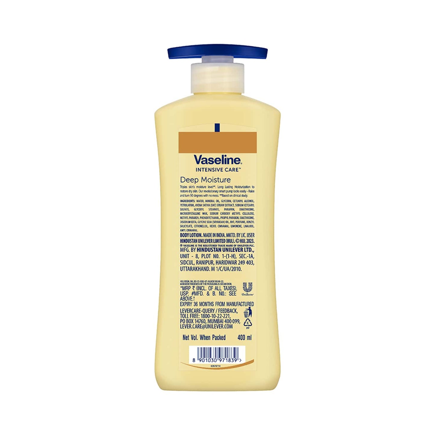 Vaseline Intensive Care Deep Moisture Body Lotion (400ml)