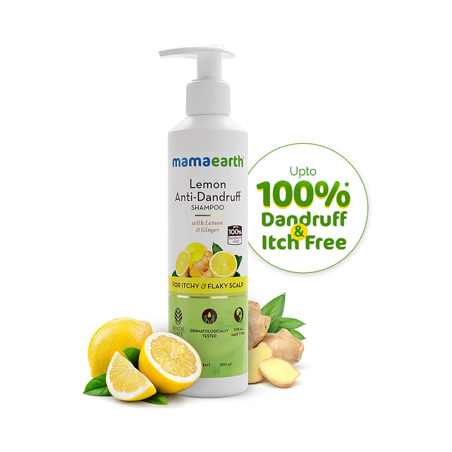 Mamaearth Lemon Anti-Dandruff Shampoo (250ml)