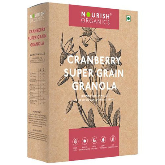 Cranberry Super Grain Granola - Rich In Antioxidants, Protein & Fibre