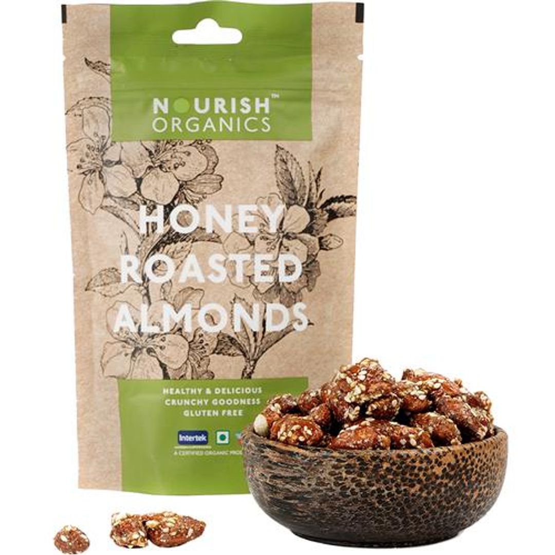 Honey Roasted Almonds - Healthy & Delicious, Gluten-Free