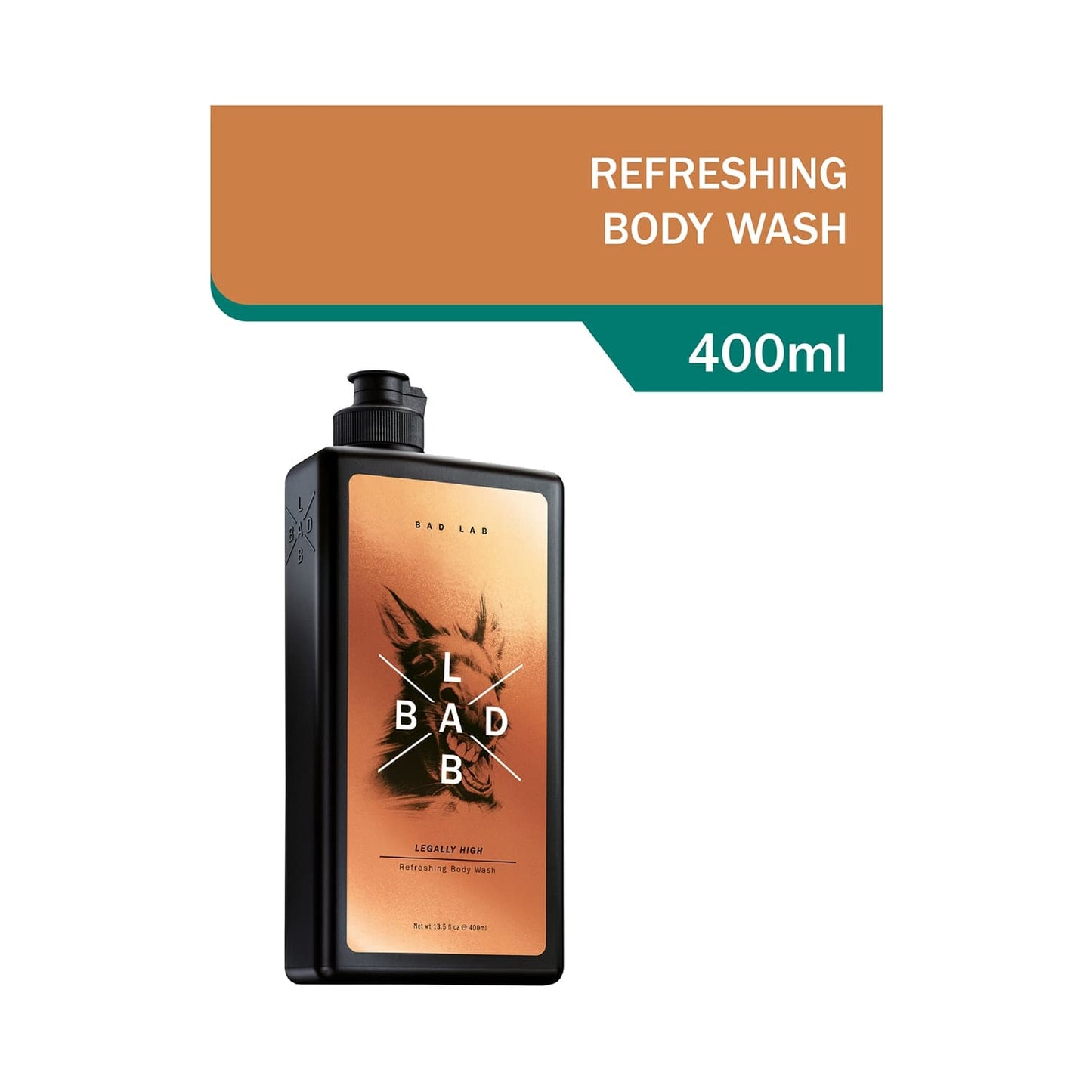 Bad Lab Legally High Refreshing Body Wash & Caveman Cleaner 3-In-1 Hair Deep Cleansing Combo