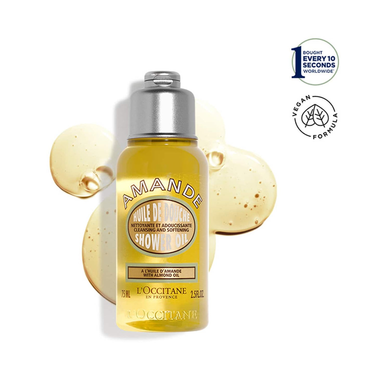 L'occitane Almond Shower Oil - (75ml)