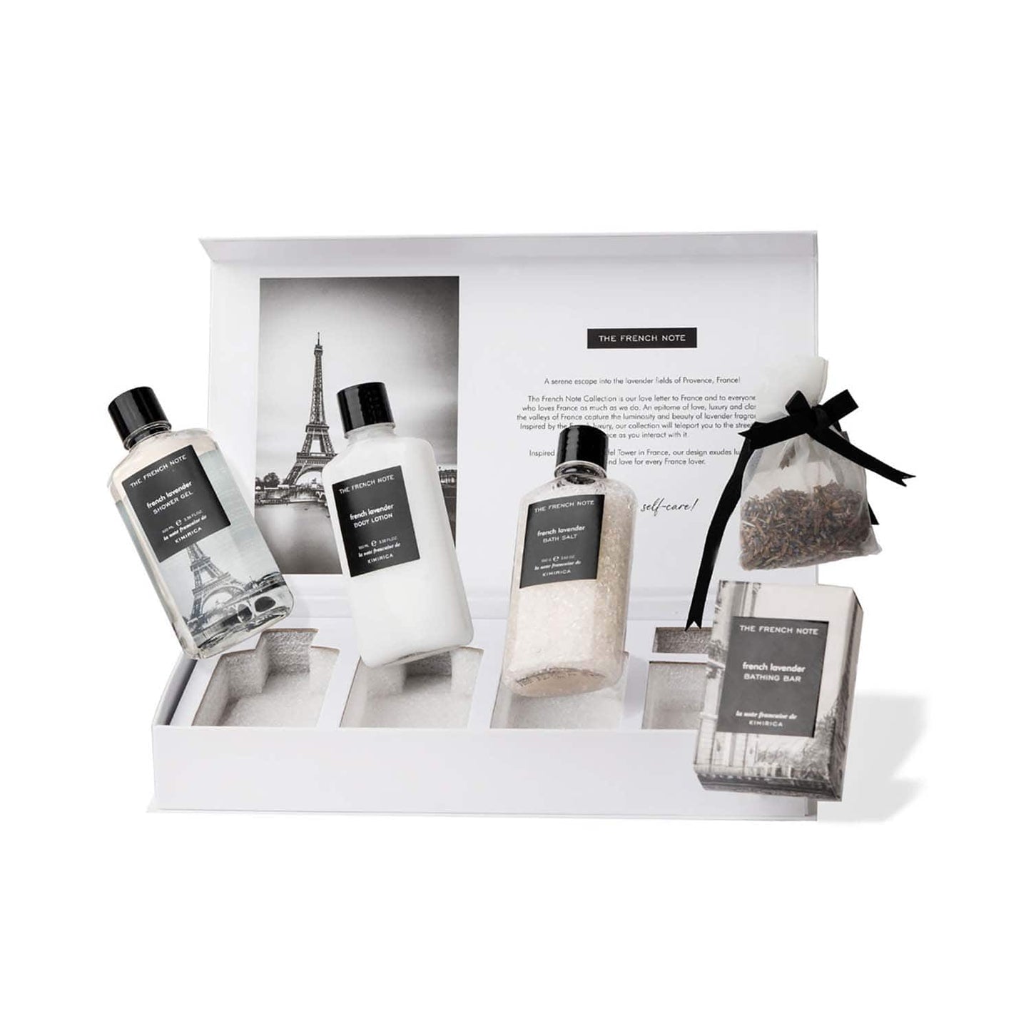 Kimirica The French Note Luxury Indulgence Gift Set for Men and Women | 5 Piece Gift Set (400 g)