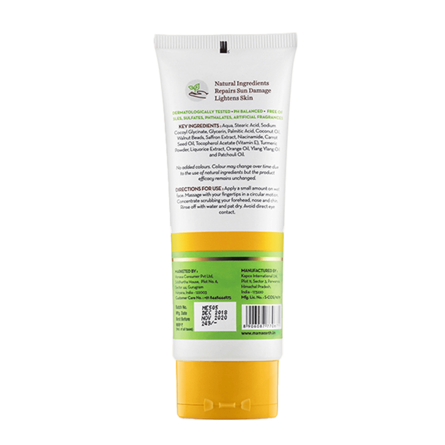 Mamaearth Ubtan Facewash For Tan Removal (100ml)