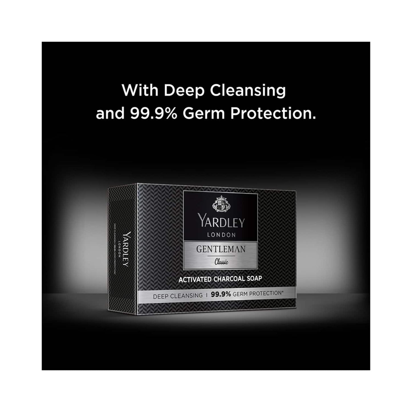 Yardley London Gentleman Classic Activated Charcoal Soap - (4 Pcs)