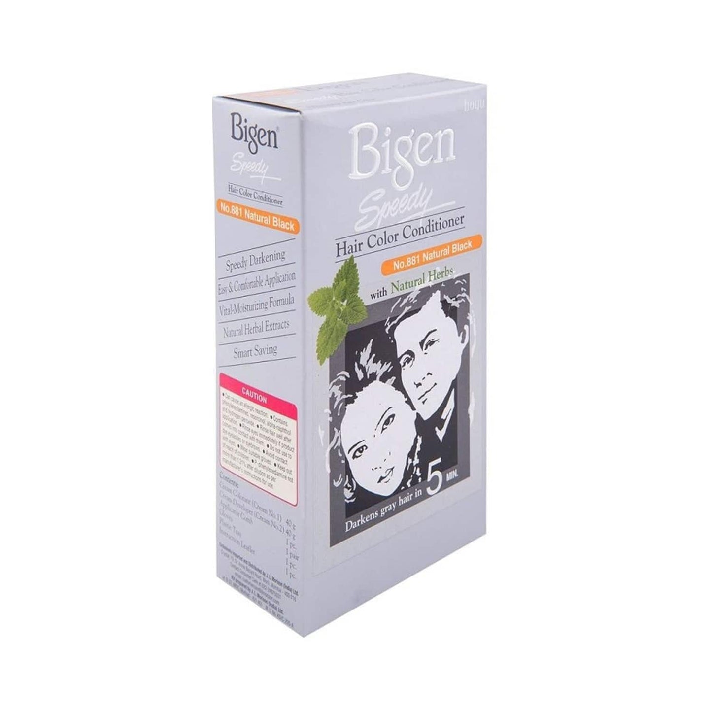 Bigen Speedy Hair Color - 881 Natural Black (80g)