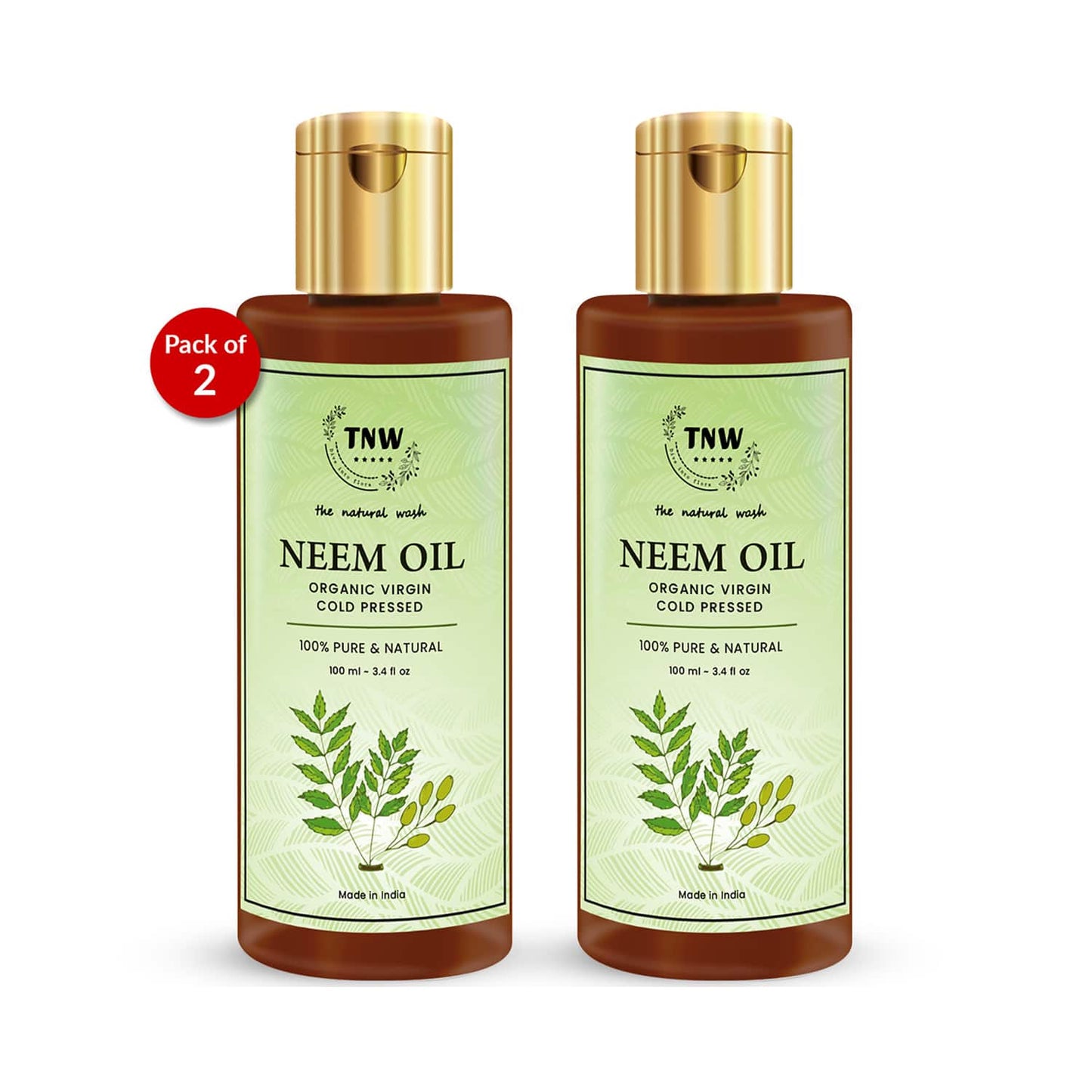 TNW - The Natural Wash Neem Oil Pack of 2 Combo