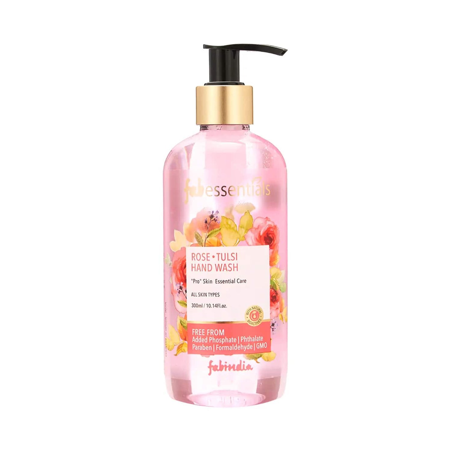 Fabessentials by Fabindia Rose Tulsi Hand Wash (300ml)