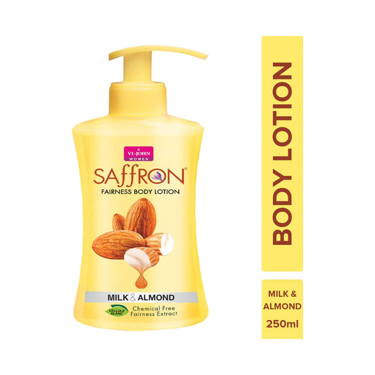 VI-JOHN Saffron Milk Almond Fairness Body Lotion (250ml)