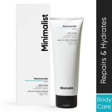 Minimalist Niacinamide 5% Body Lotion With Shea Butter Glycerine & Betaine (180g)