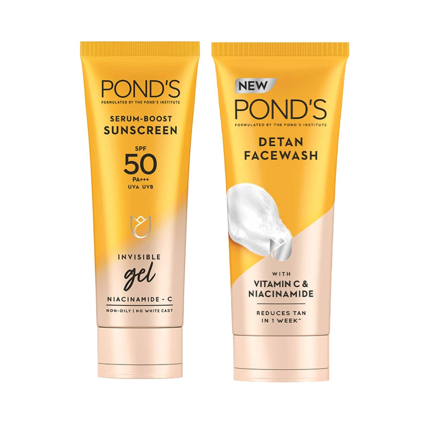 Pond's Sunscreen + De-Tan Facewash Combo