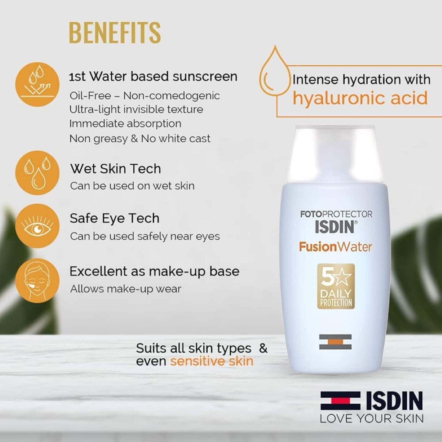 ISDIN Fotoprotector Fusion Water Spf 50 (50 ml)