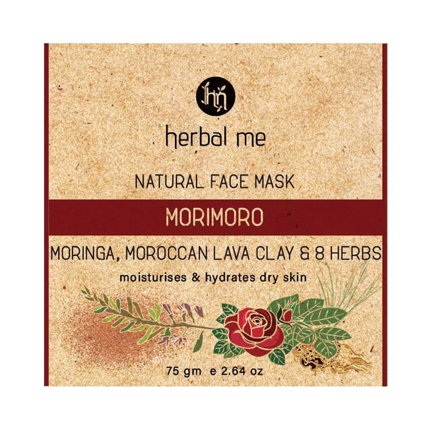 HM Herbal Me Morimoro Natural Face Glow Mask (75g)