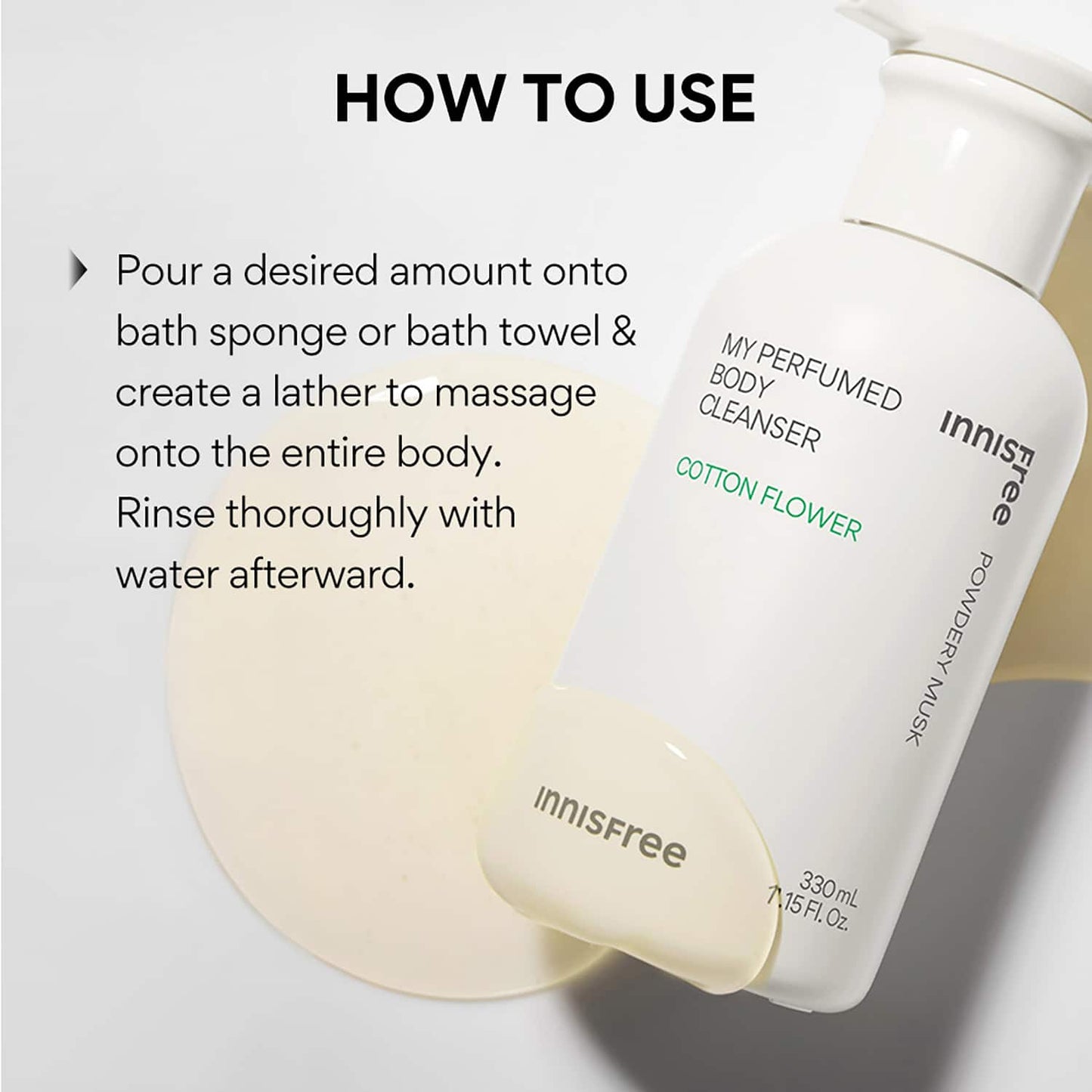 Innisfree My perfumed Body Cotton flower Cleanser (330 ml)