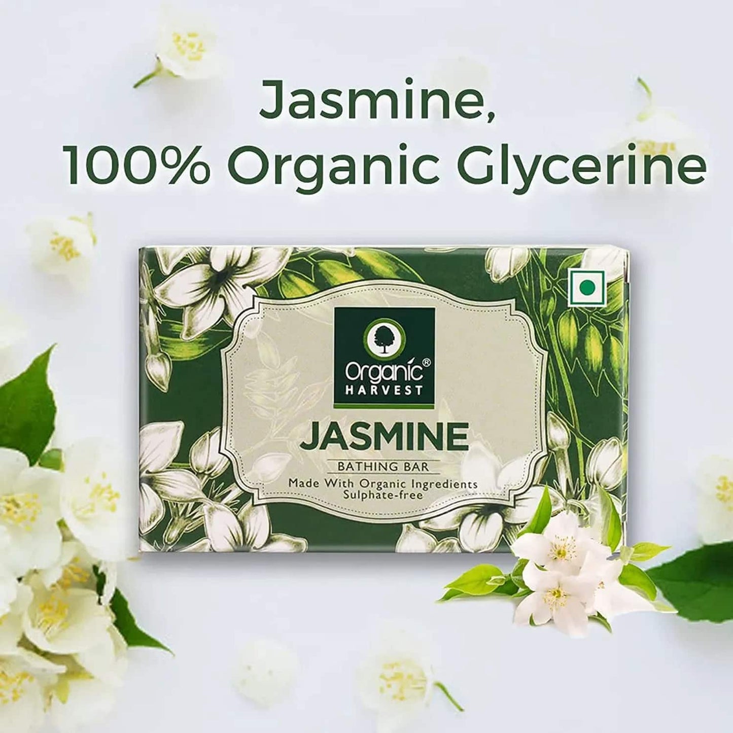 Organic Harvest Jasmine Bathing Bar (125g)