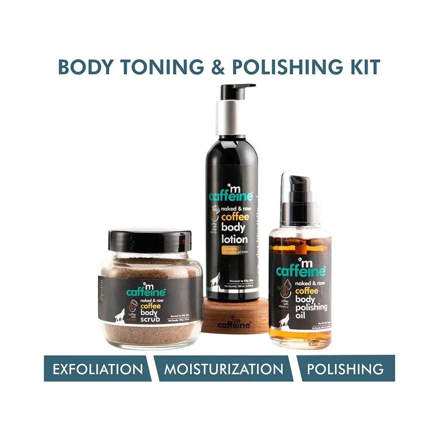 mCaffeine Body Toning & Polishing Kit (3Pcs)