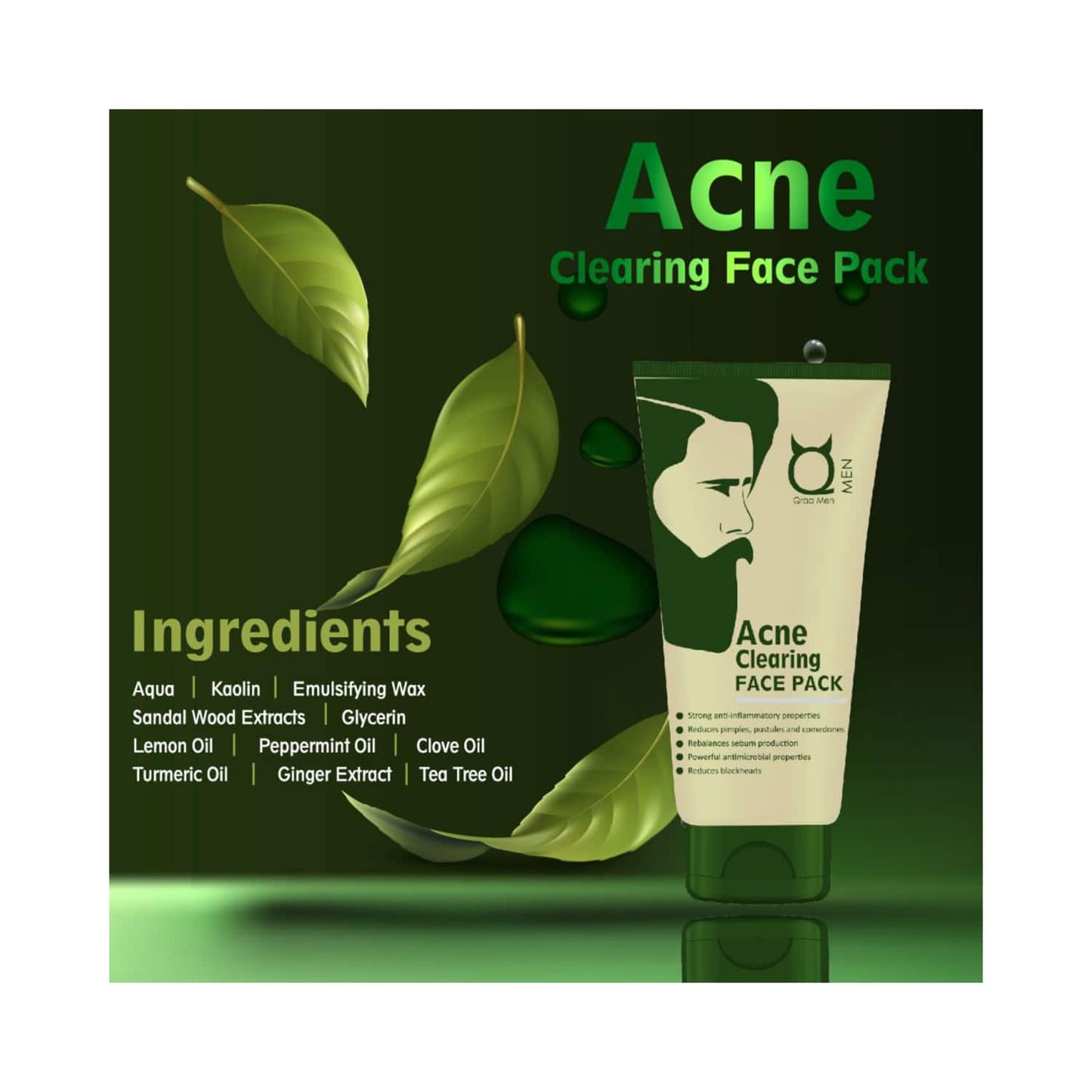 Qraamen Acne Clearing Face Pack (100 g)