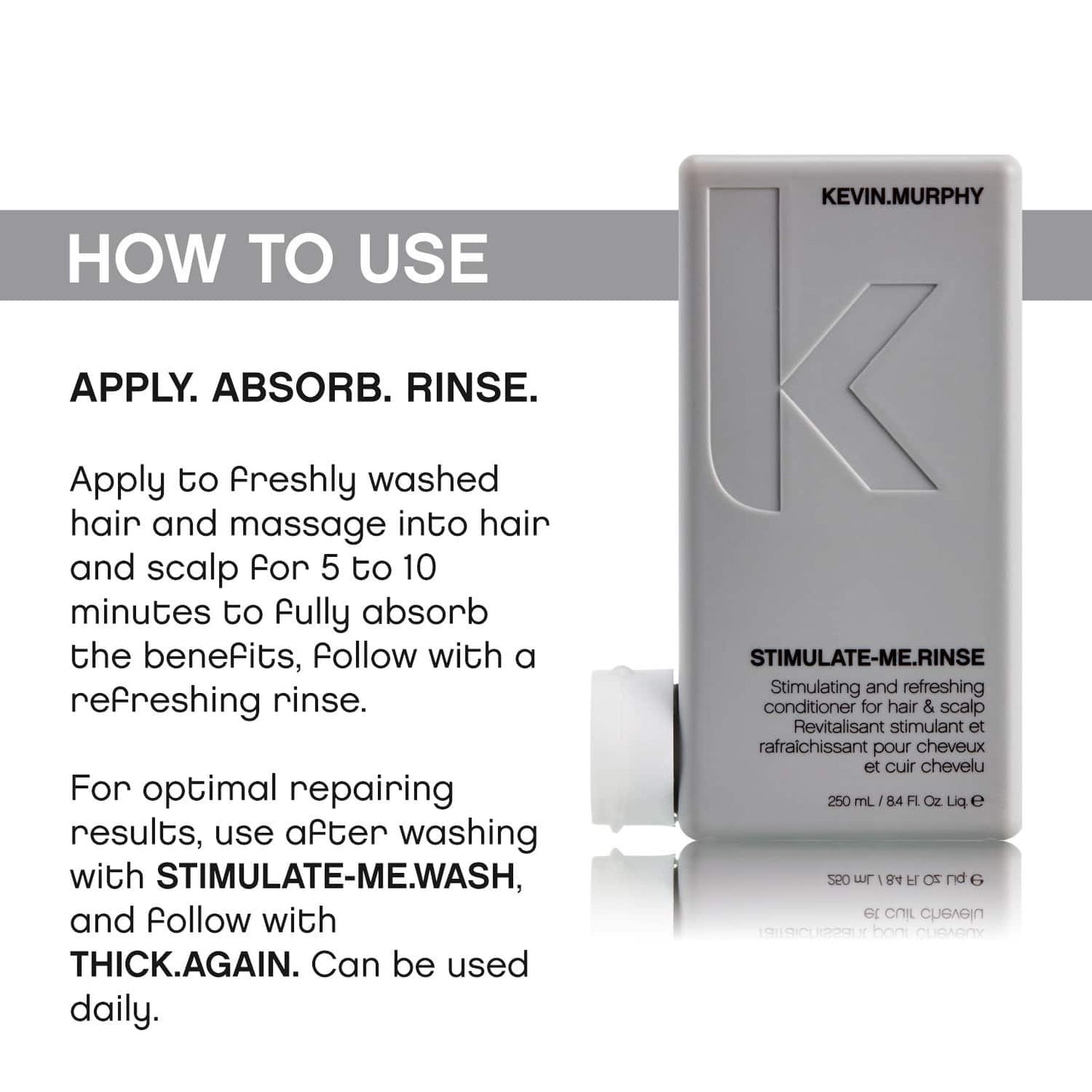 Kevin Murphy Stimulate-Me Rinse Stimulating And Refreshing Conditioner (250ml)