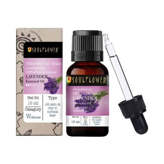 Soulflower Lavender Essential Oil - (15ml)