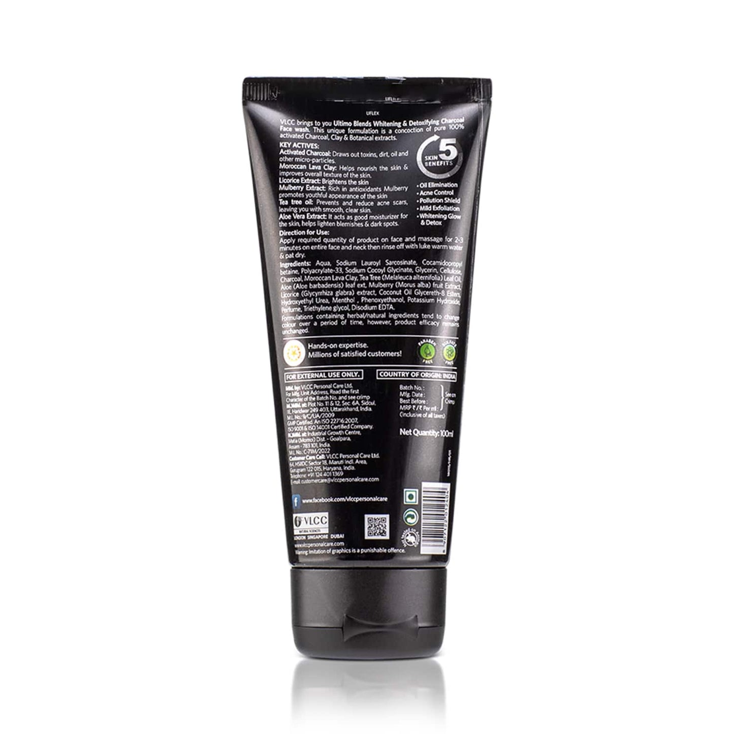 VLCC Ultimo Blends Charcoal Face Wash (100g)