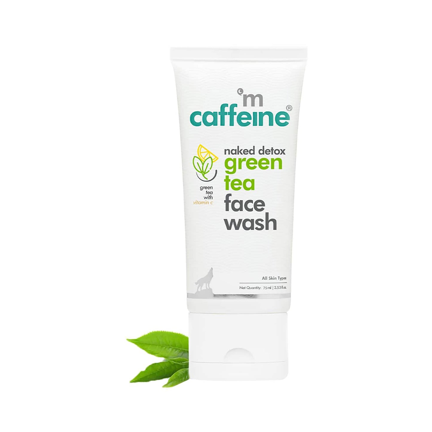 mCaffeine Green Tea Face Wash (75ml)