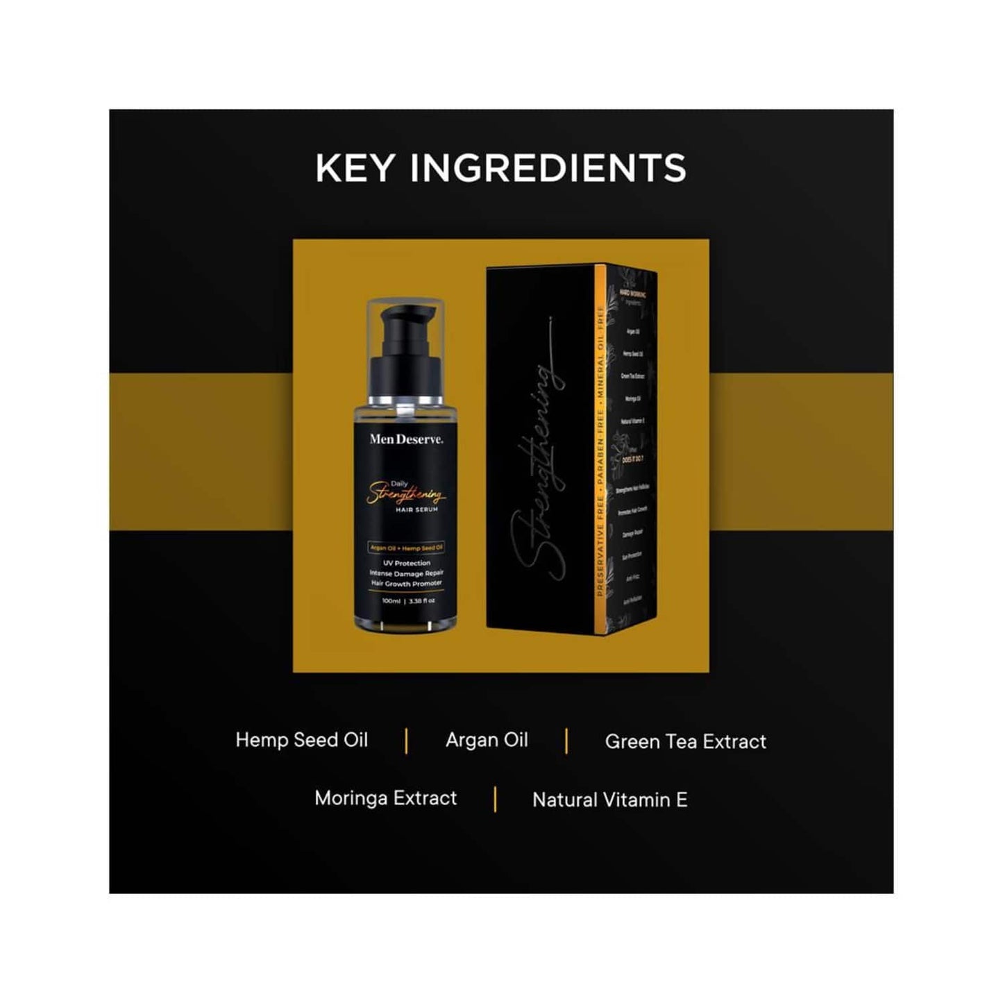 Men Deserve Daily Strengthening Hair Serum (100ml)