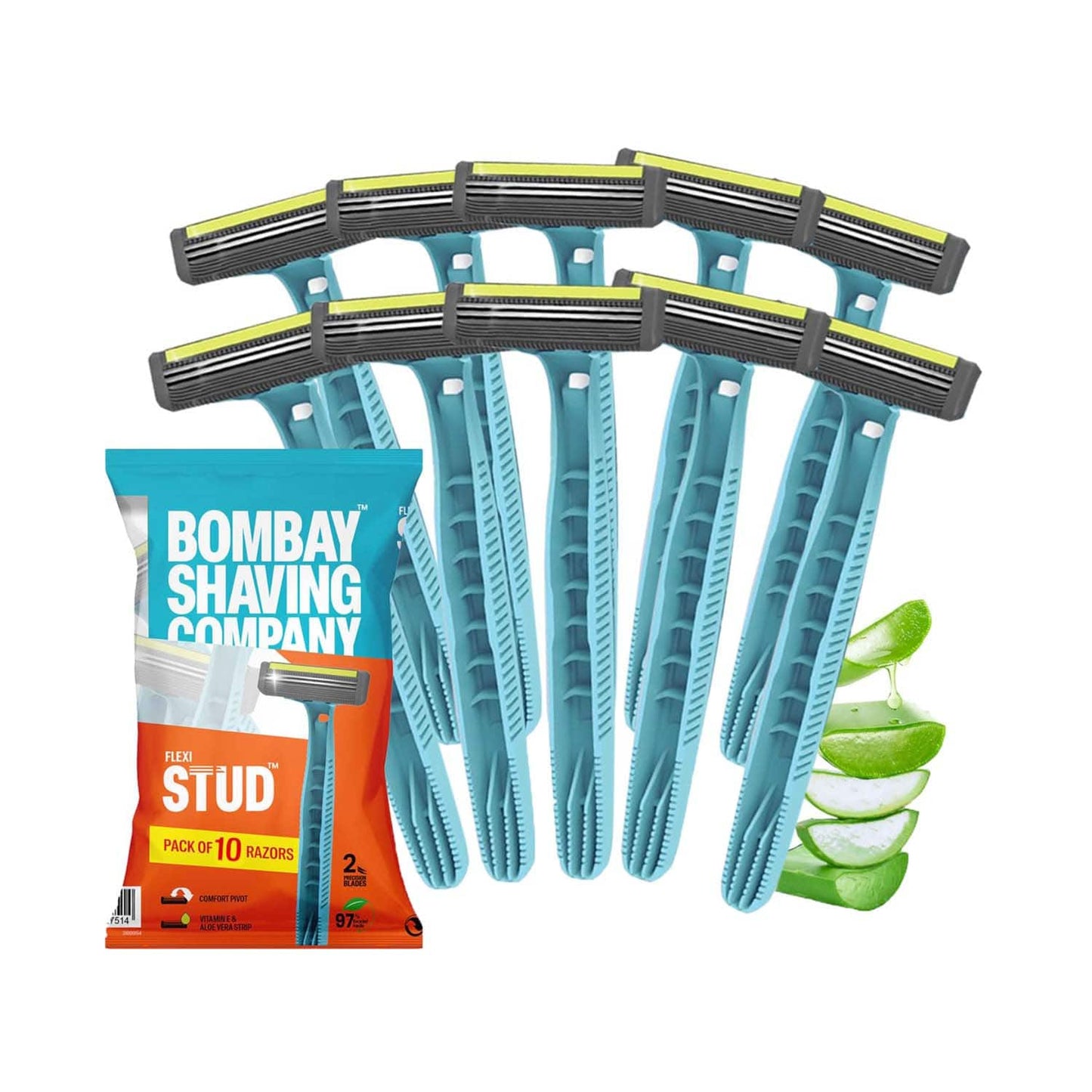 Bombay Shaving Company Flexi Smooth Stud Razor (10 pcs)