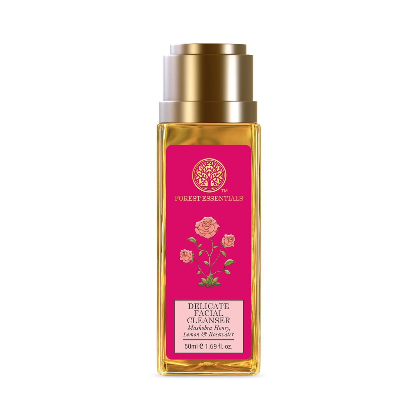 Forest Essentials Mashobra Honey Lemon & Rosewater Delicate Facial Cleanser (50ml)