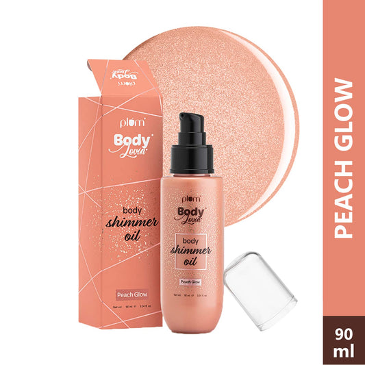 Plum Bodylovin Peach Glow Body Shimmer Oil (90 ml)