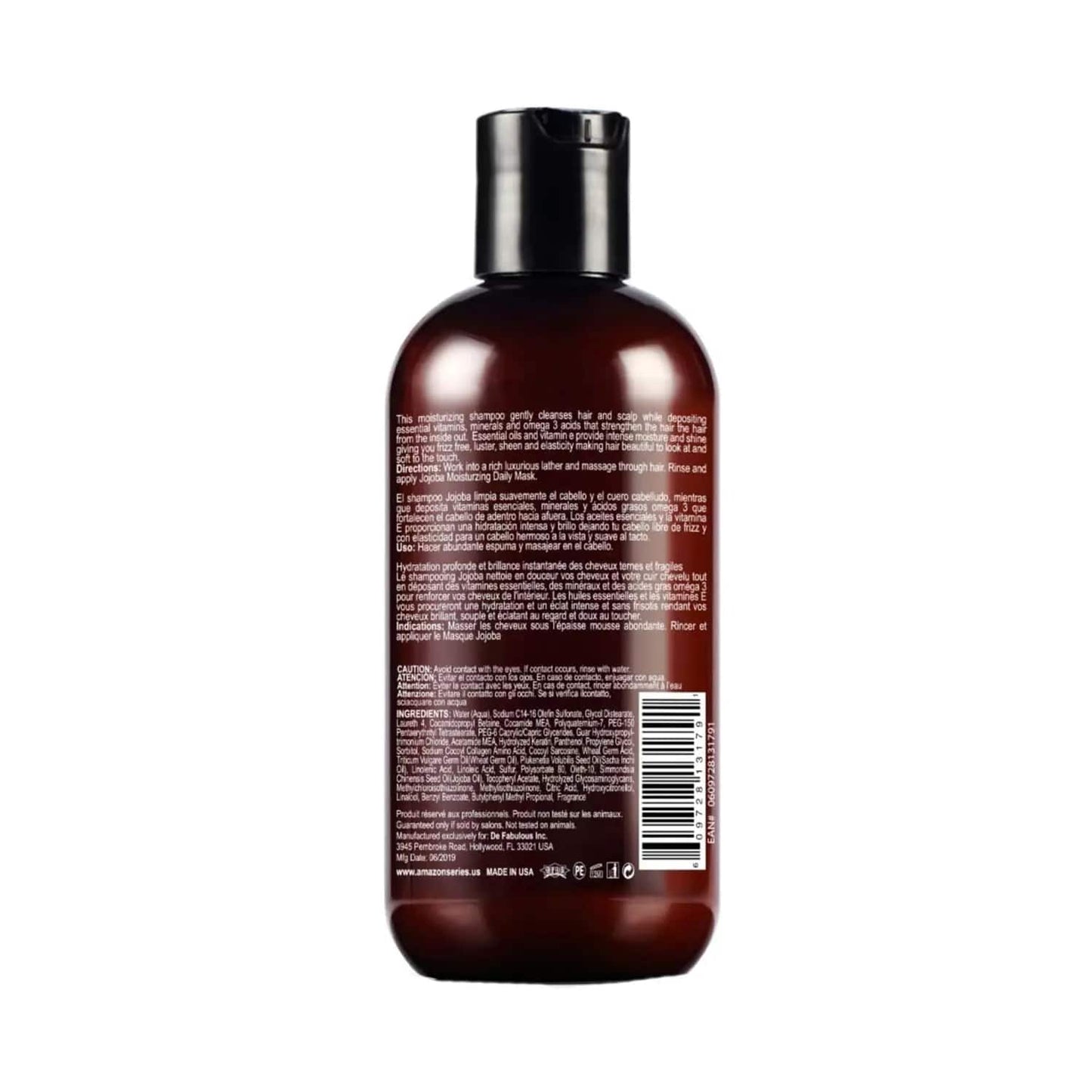 Amazon Series Jojoba Moisturizing Keratin Shampoo (250ml)