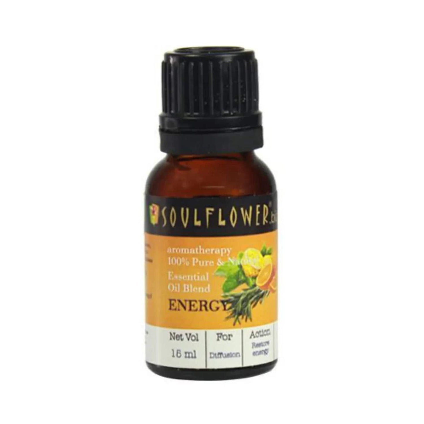 Soulflower Energy Essential Oil - (15ml)