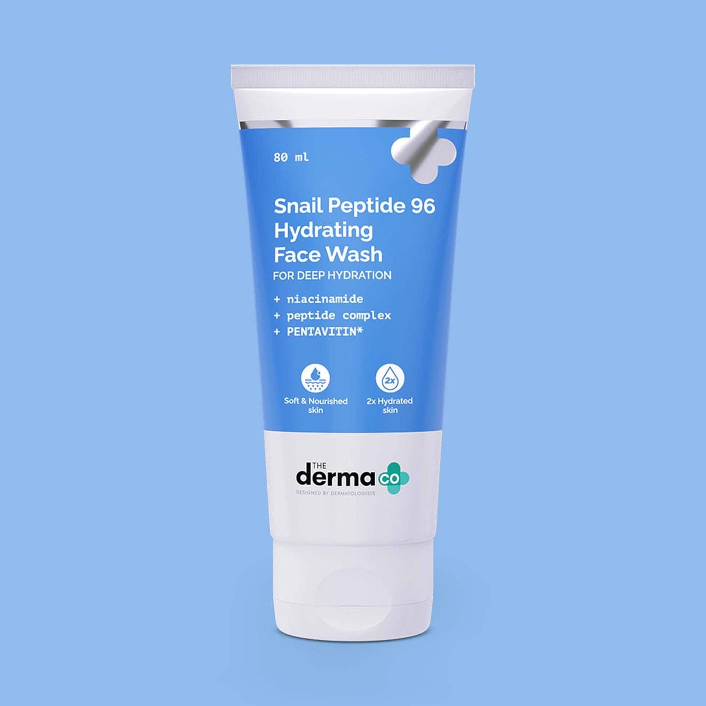 The Derma Co Snail Peptide 96 Hydrating Face Wash (80 ml)